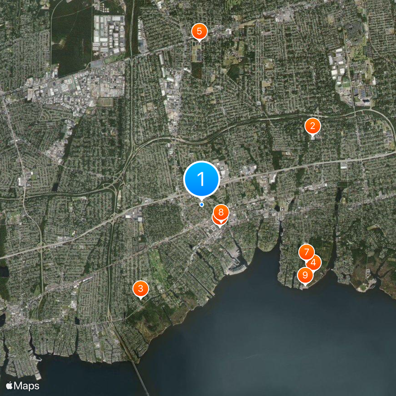 Bay Shore Map