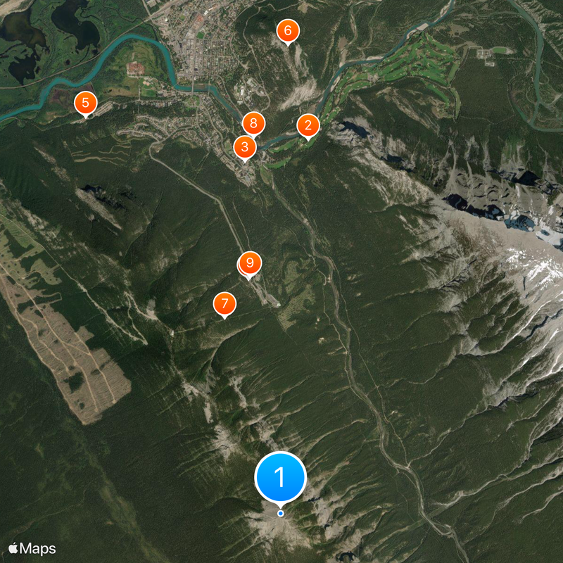 Sulphur Mountain Mappa