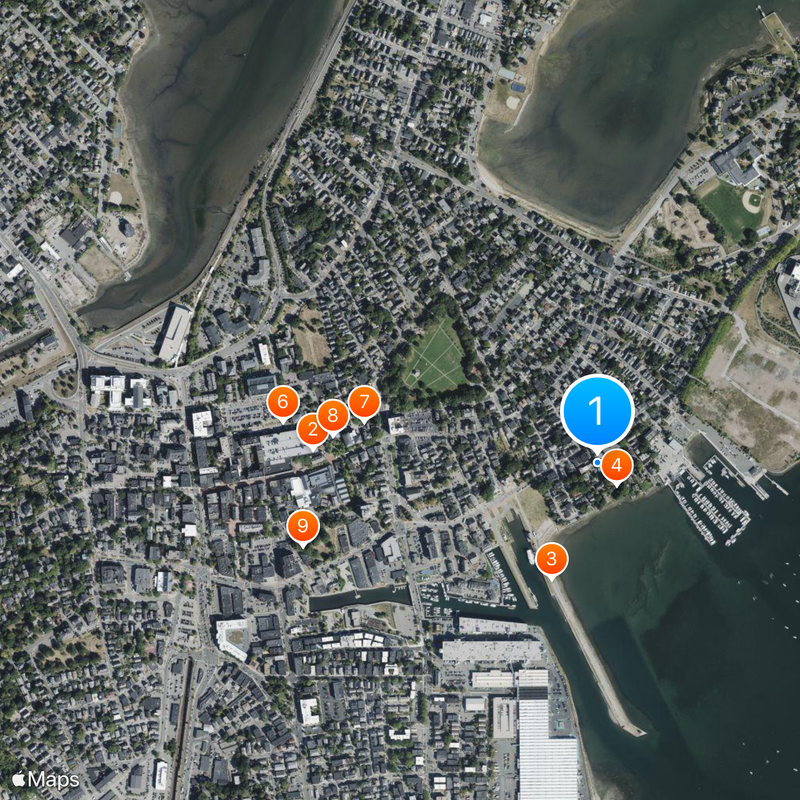 House of the Seven Gables Map