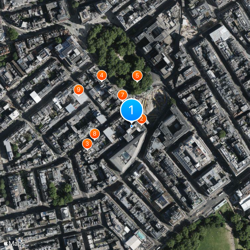 Lansdowne House Kaart