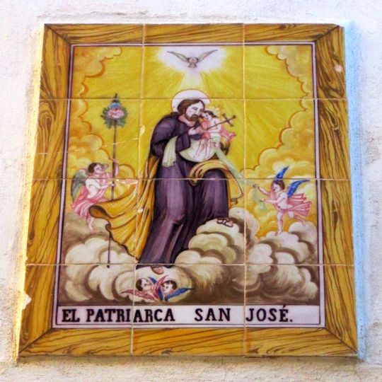 Ceramic panel of Saint Joseph