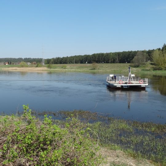 Čiobiškis river ferry