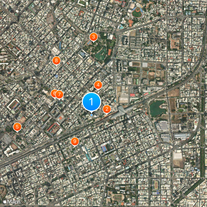 Le Meridien Taichung Map