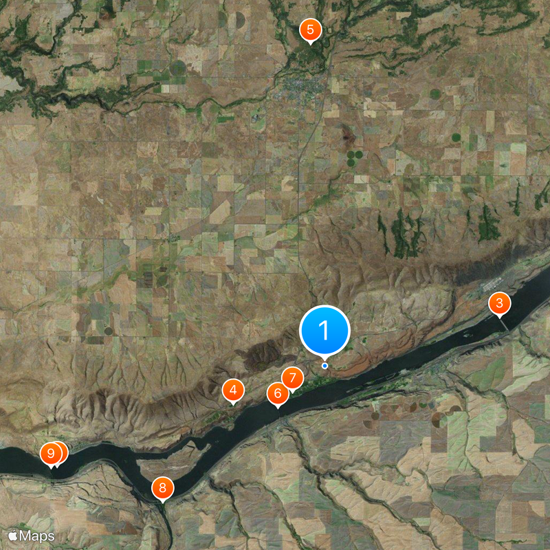 Maryhill Stonehenge Mapa