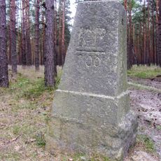 Sächsisch-Preußischer Grenzstein: Pilar Nr. 100