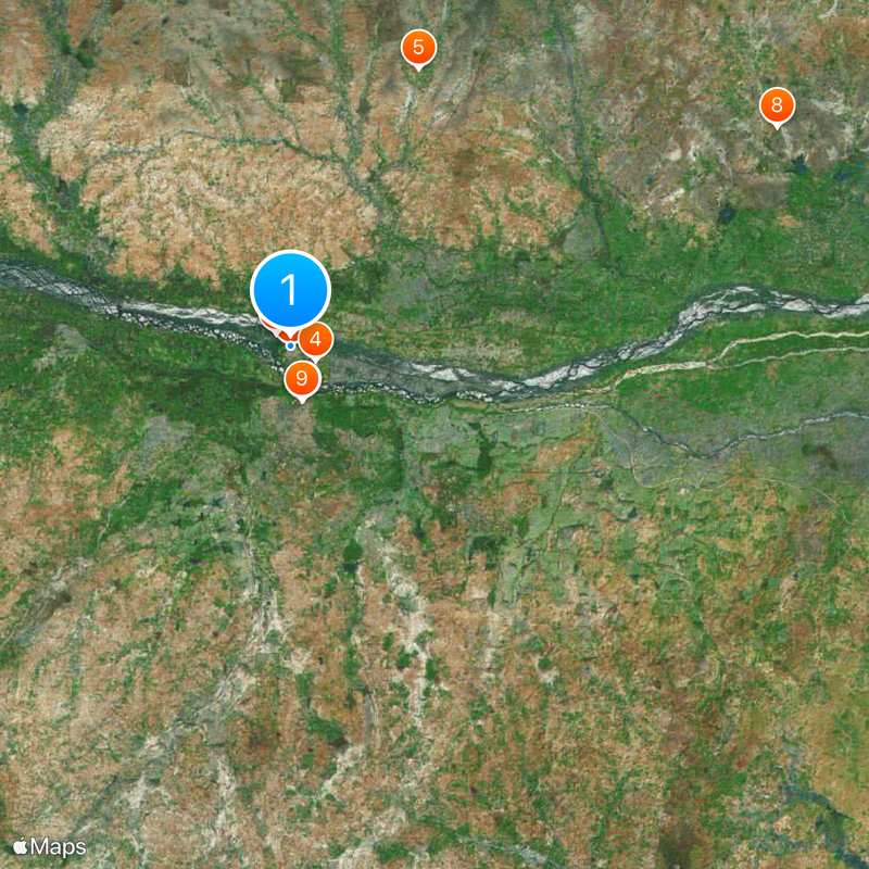 108 Divya desams Map