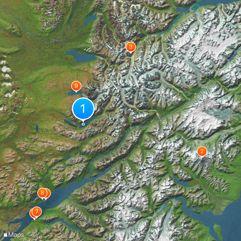 Twin Lakes Map
