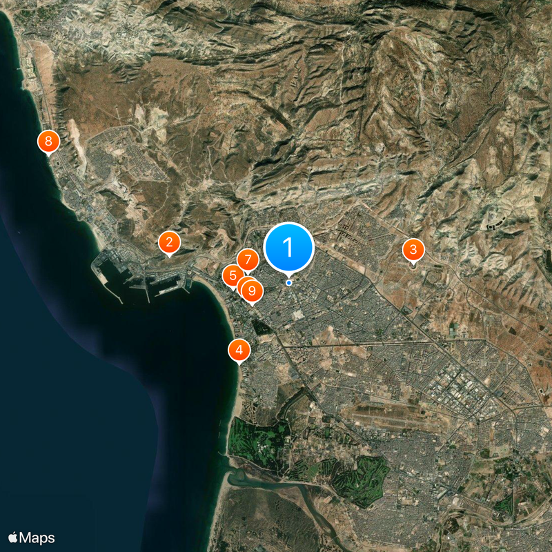 Agadir Mapa