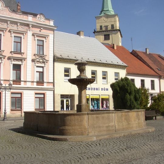 Fountain at Masarykovo náměstí, Rokycany