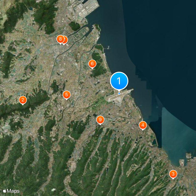 Tsuiki Air Field Map