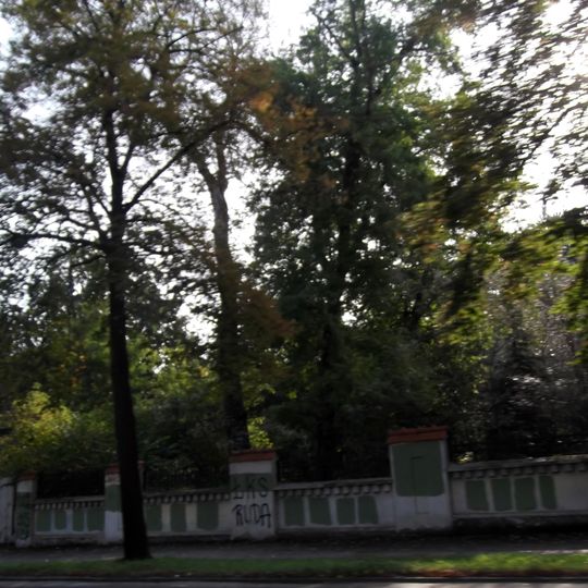 Park of Siemens' villa in Łódź