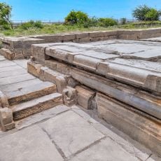Remains of buried Jain temple at Danabalapadu