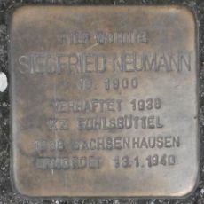 Stolperstein à la mémoire de Siegfried Neumann