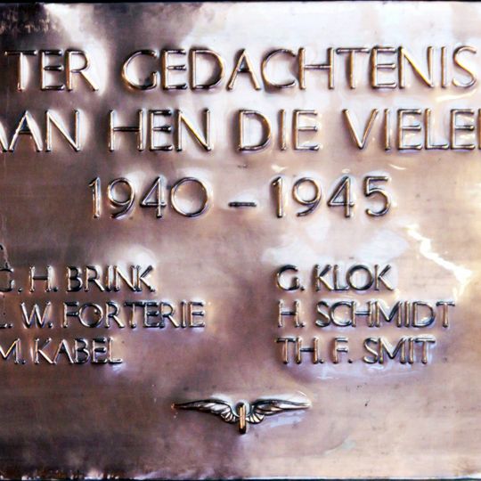 Plaquette in het NS-station