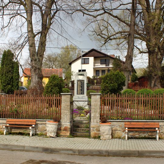 World War I memorial in Ostředek