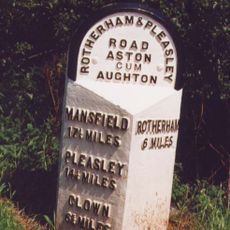Milepost Approximately 200 Metres South East Of Junction With Lodge Lane