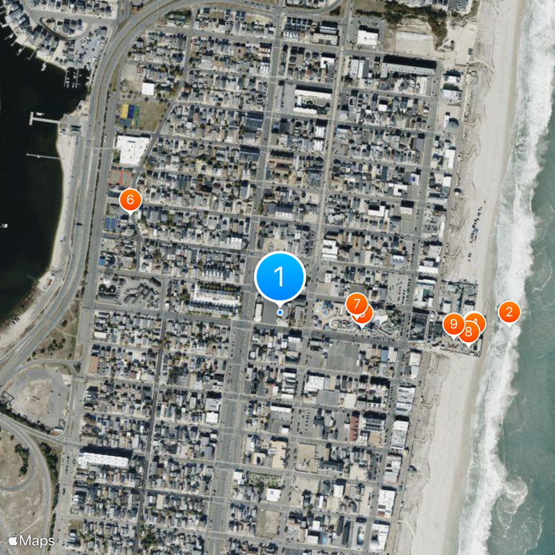 Seaside Heights Map