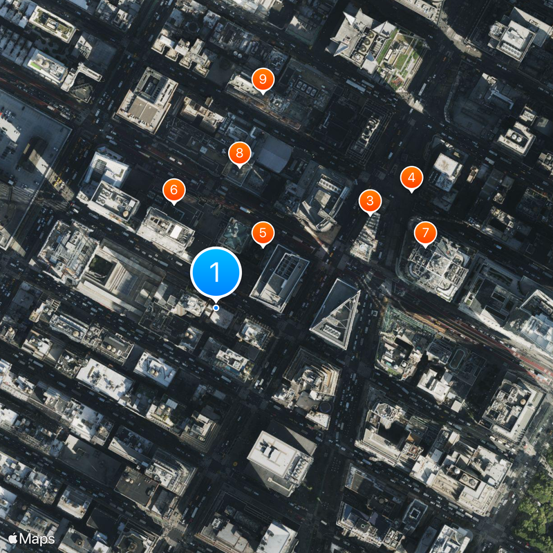 Nederlander Theatre Map