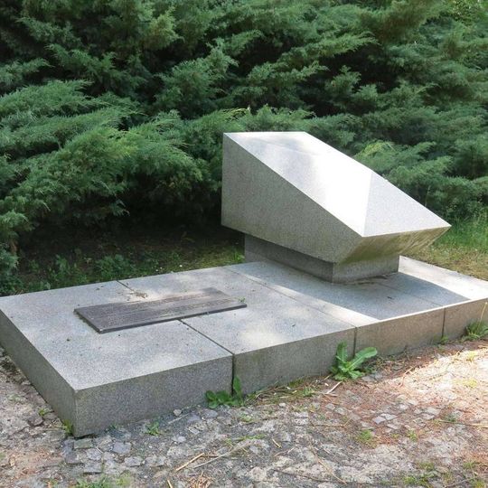 Památník v místě krematoria koncentračního tábora v Litoměřicích