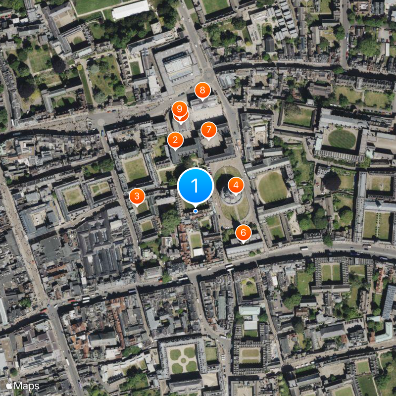 Brasenose College Map
