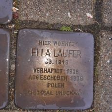 Stolperstein dedicated to Ella Laufer
