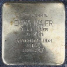 Stolperstein dedicated to Emma Maier