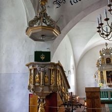 Pulpit of Church of Saint Catherine in Kuldīga