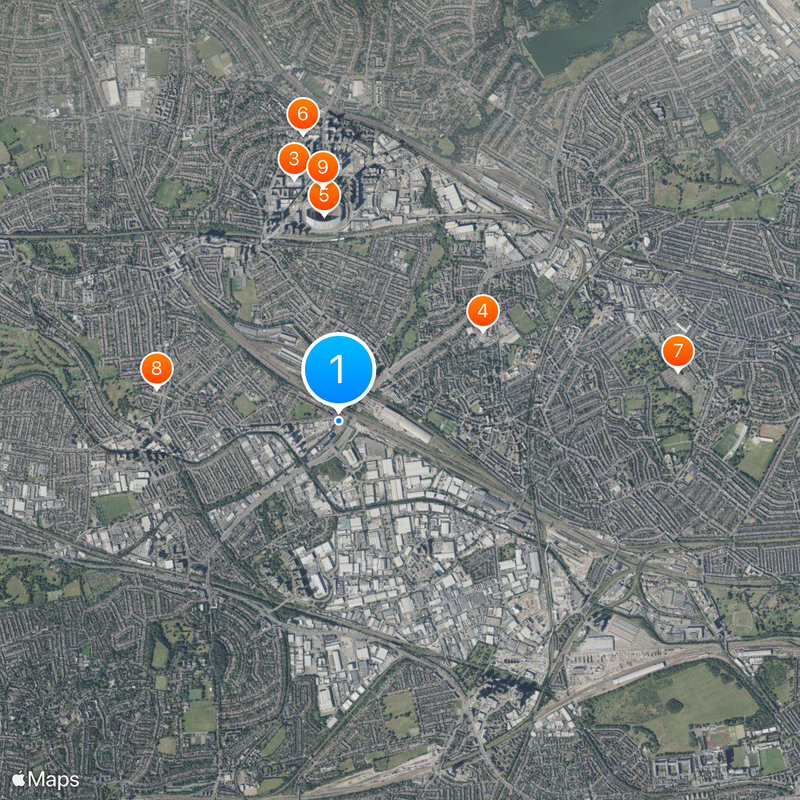 Ace Cafe London Map