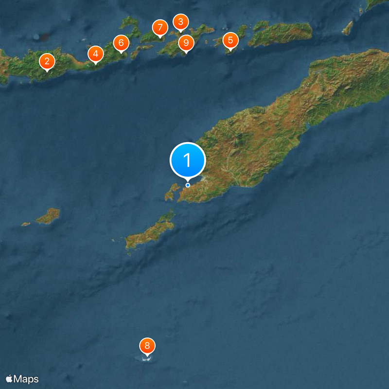 Lesser Sunda Islands Map