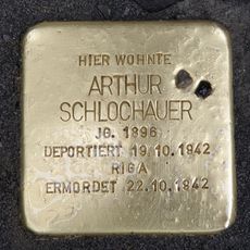 Stolperstein en memoria de Arthur Schlochauer