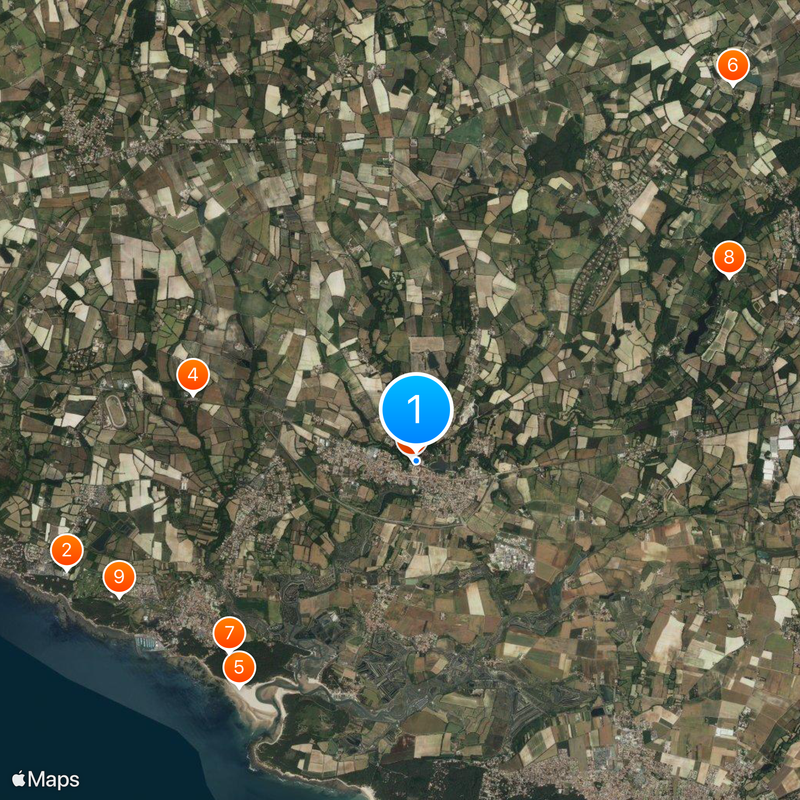 Talmont-Saint-Hilaire Map