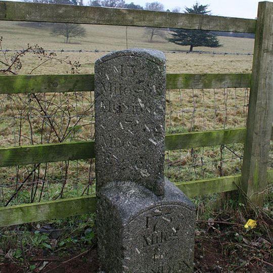 Milestone, just E of branch with A30 and M5 north & south