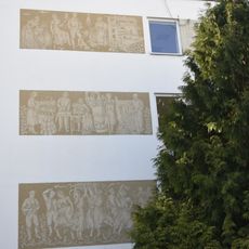 Reliefs on the Jitex building