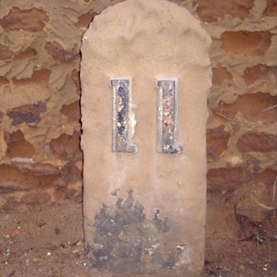 Milestone, 25yds N of Suffolk House