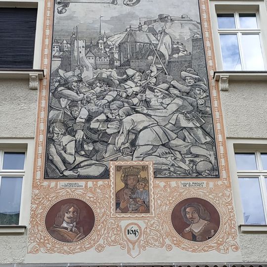 Sgrafito na Švédském domě