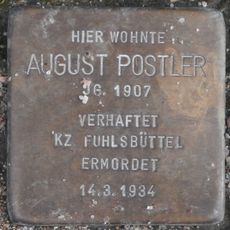 Stolperstein en memoria de August Postler