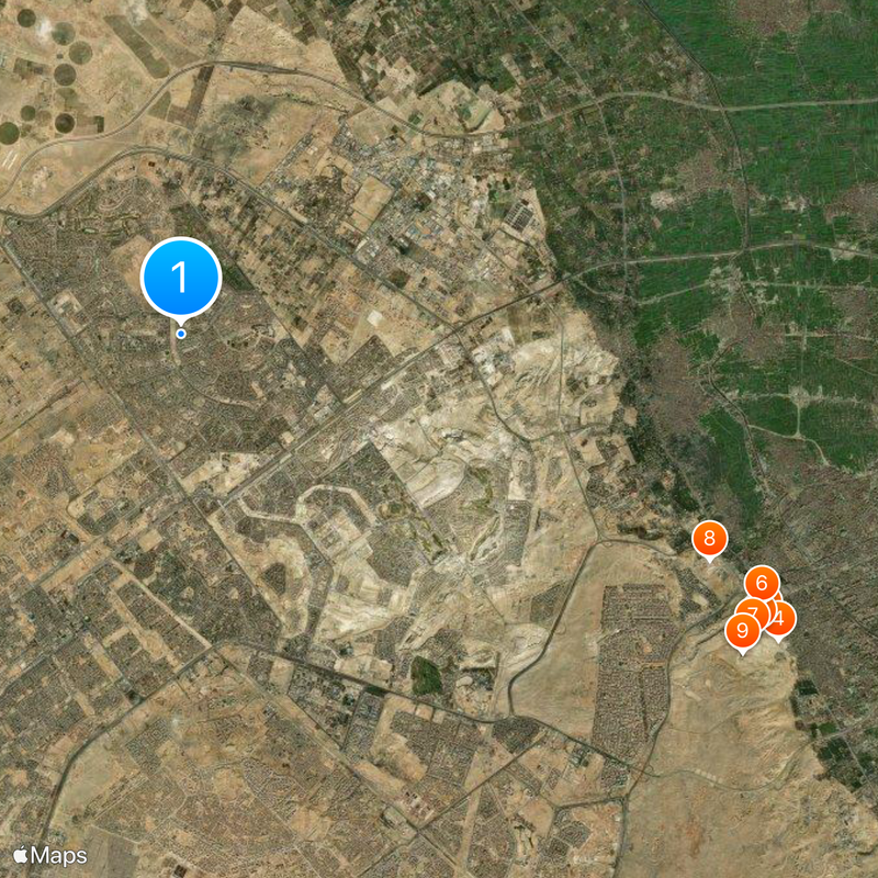 Madinat asz-Szajch Zajid Mapa