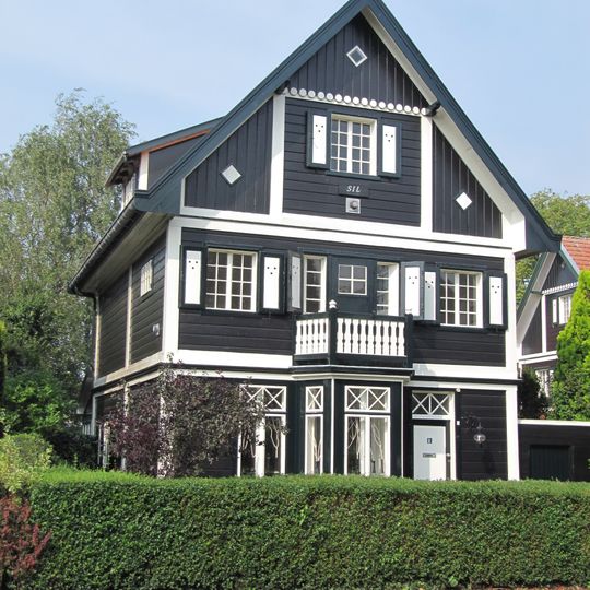 Villa in houtskeletbouw in Chaletstijl