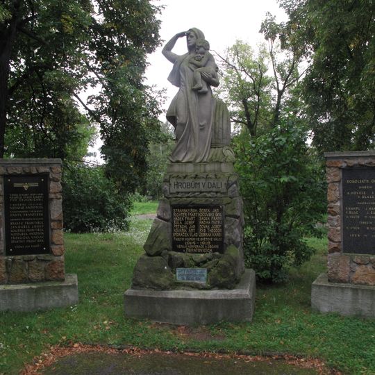World Wars memorial in Neratovice