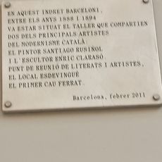 Commemorative plaque