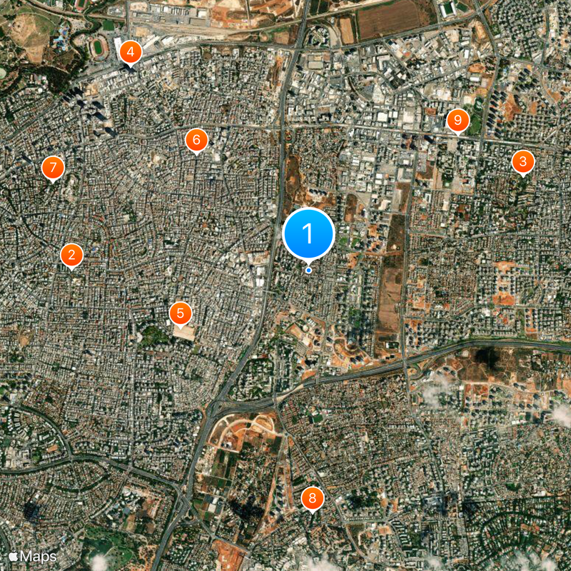 Giv'at Shmuel Map