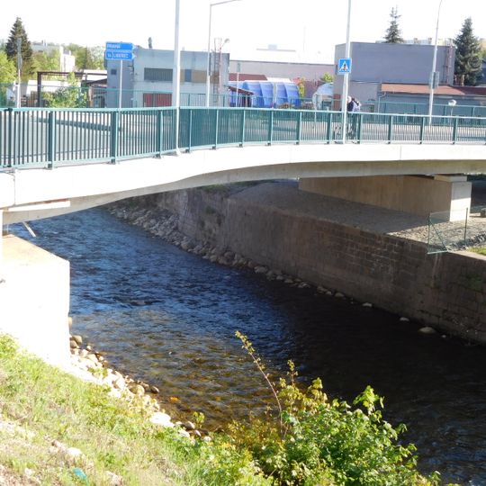 Bridge of Tyršova street over the Elbe in Vrchlabí