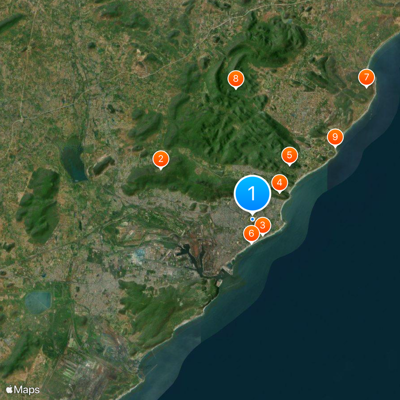 Andhra University Map