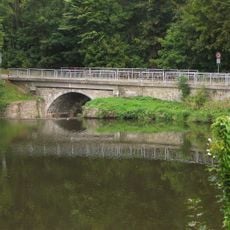 Stone bridge over the Kamenice in Kamenice nad Lipou