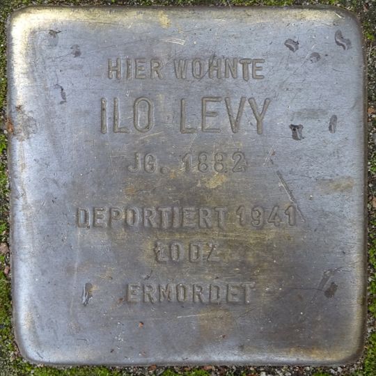 Stolperstein dedicated to Ilo Levy
