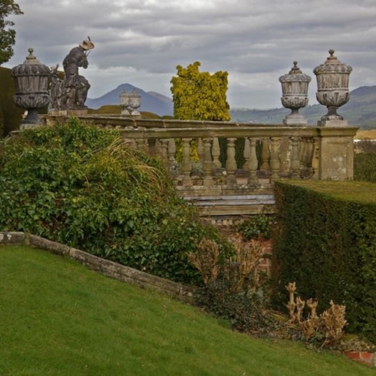 Aviary Terrace In Powis Castle Gardens