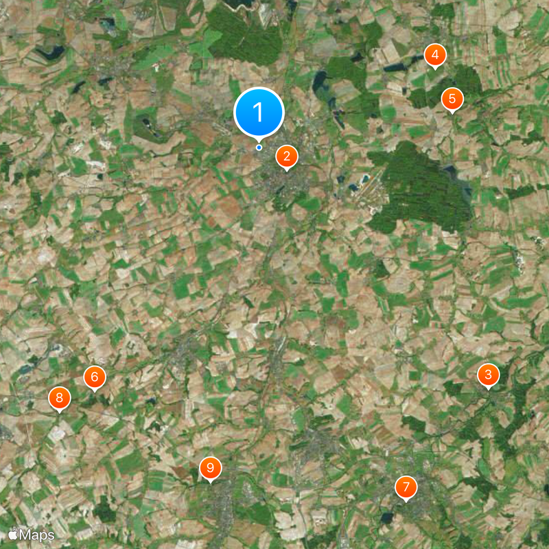 Altenburger Land Map
