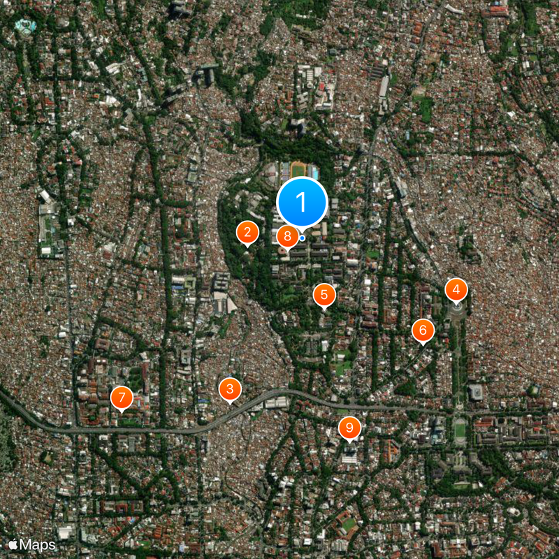 Bandung Institute of Technology Map