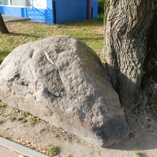 Granit biotytowy przy ulicy Wróblej