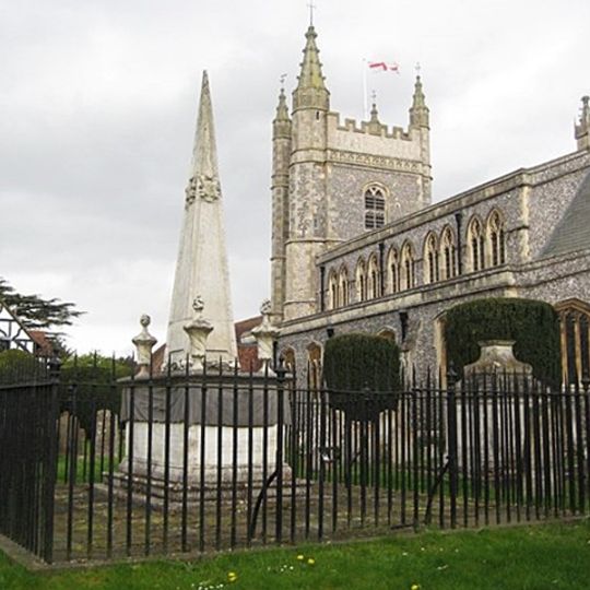 Tomb Of Edmund Waller South East Of Parish Church Of St Mary And All Saints